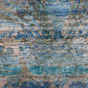 Blue Alchemy Contemporary Silk Runner - 3'1" x 11'7"