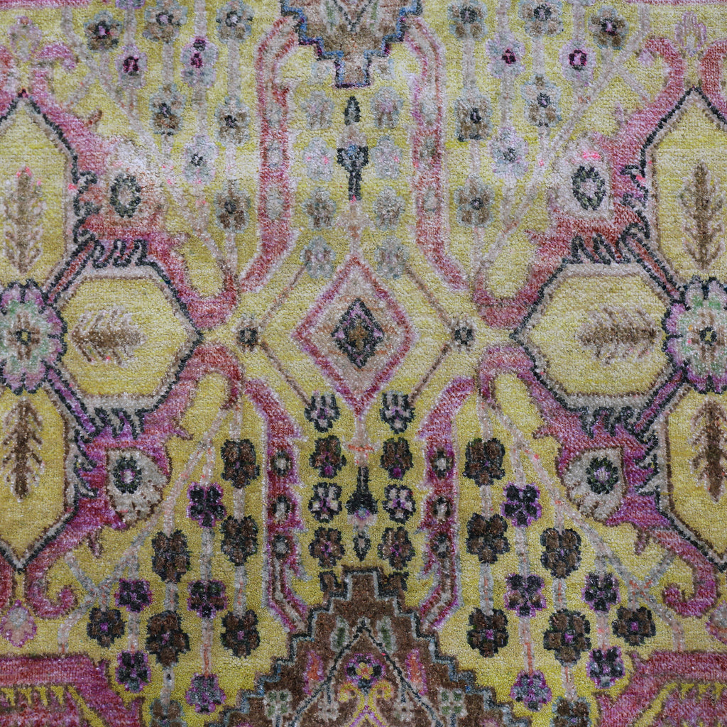 Multicolored Alchemy Traditional Silk Rug - 8'9" x 12'1"