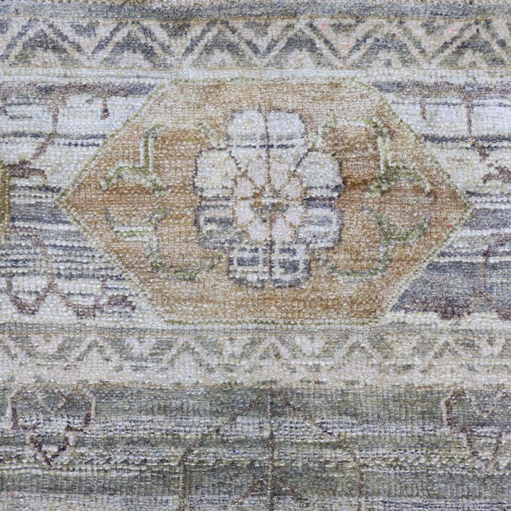 Grey Alchemy Traditional Silk Rug - 9'6" x 13'9"