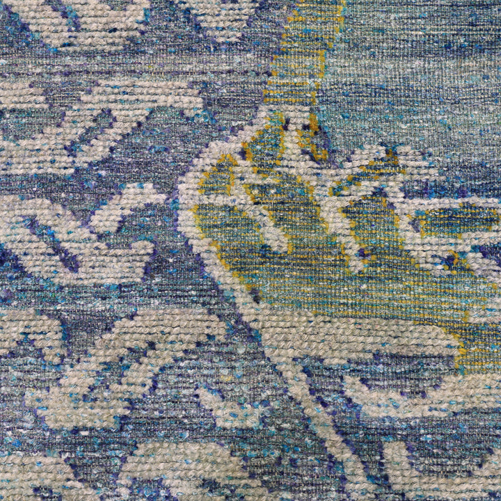 Blue Alchemy Tiger Wool Linen Blend Rug - 8'3" x 10'10"
