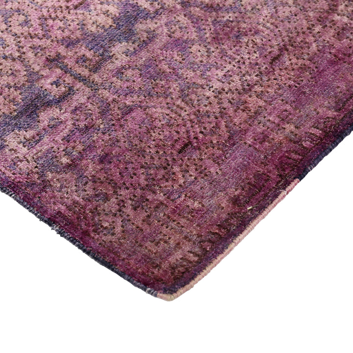 Purple Alchemy Contemporary Silk Runner - 2'11" x 12'1"