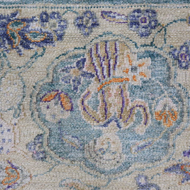 Multicolored Alchemy Traditional Silk Rug - 9'5" x 11'3"