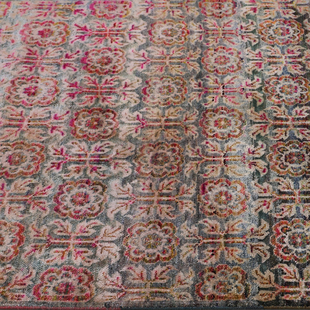 Pink Alchemy Contemporary Silk Runner - 3' x 17'11"