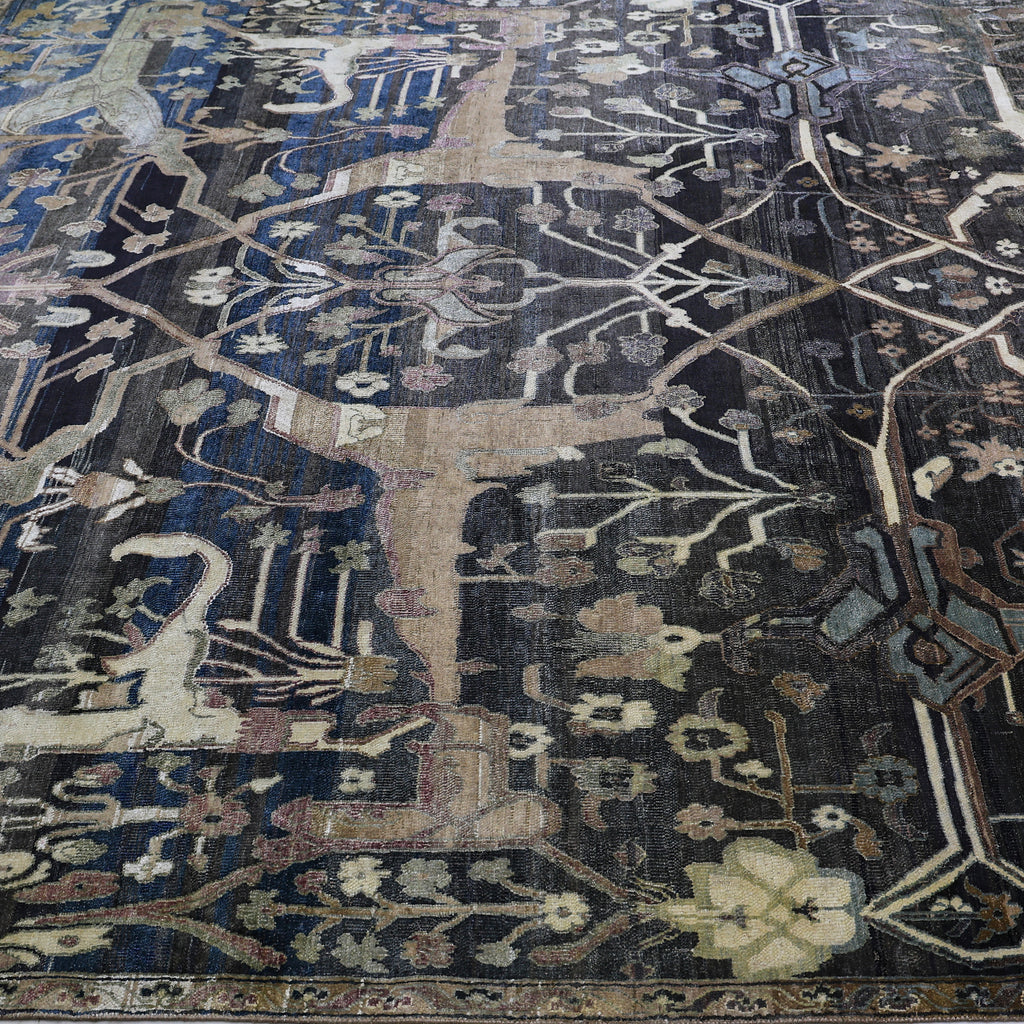 Black Alchemy Contemporary Silk Rug - 9'8" x 12'3"