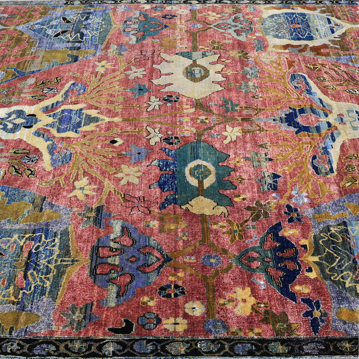 Multicolored Alchemy Traditional Wool Rug - 8'7" x 11'2"