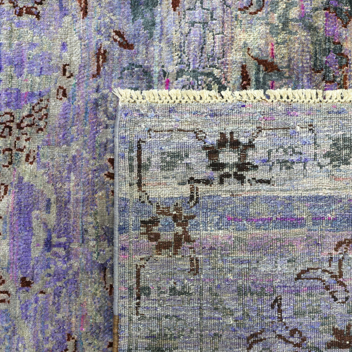 Purple Alchemy Traditional Silk Rug - 9'1" x 11'9"