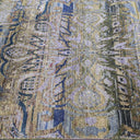 Blue Alchemy Contemporary Silk Runner - 3'11" x 13'4"