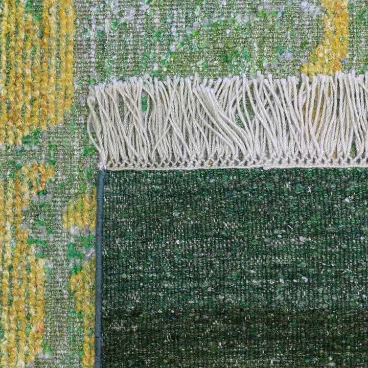 Green Alchemy Tiger Wool Linen Blend Rug - 8'3" x 10'2"