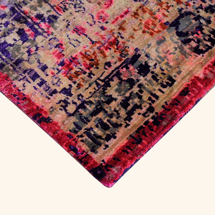 Pink Alchemy Contemporary Silk Rug - 13' x 18'