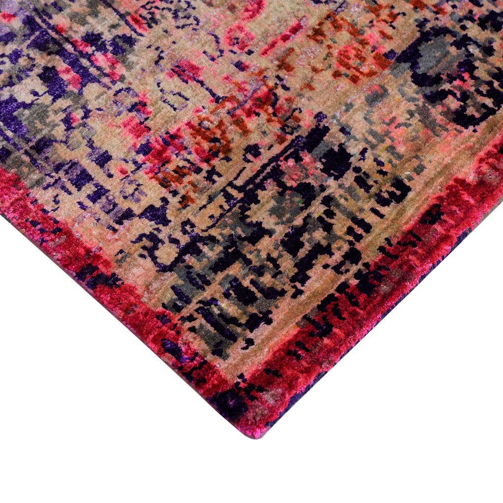 Pink Alchemy Contemporary Silk Rug - 13' x 18'