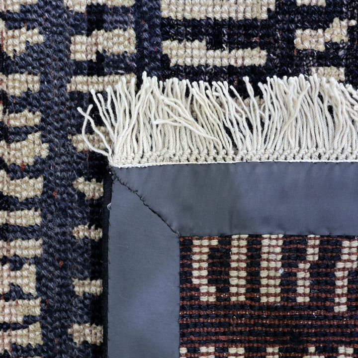 Black and White Alchemy Contemporary Moroccan Wool Rug - 9'3" x 11'9"