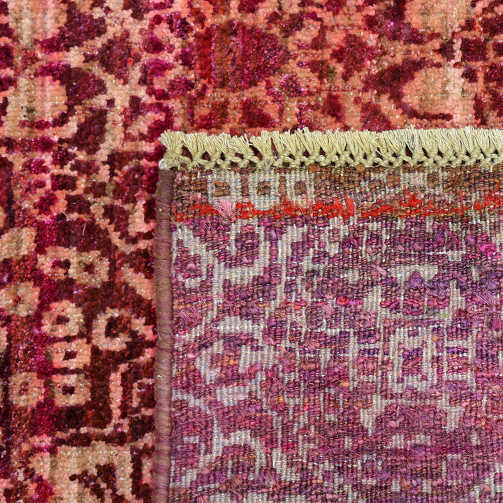 Pink Alchemy Contemporary Silk Wool Blend Rug - 8'9" x 12'