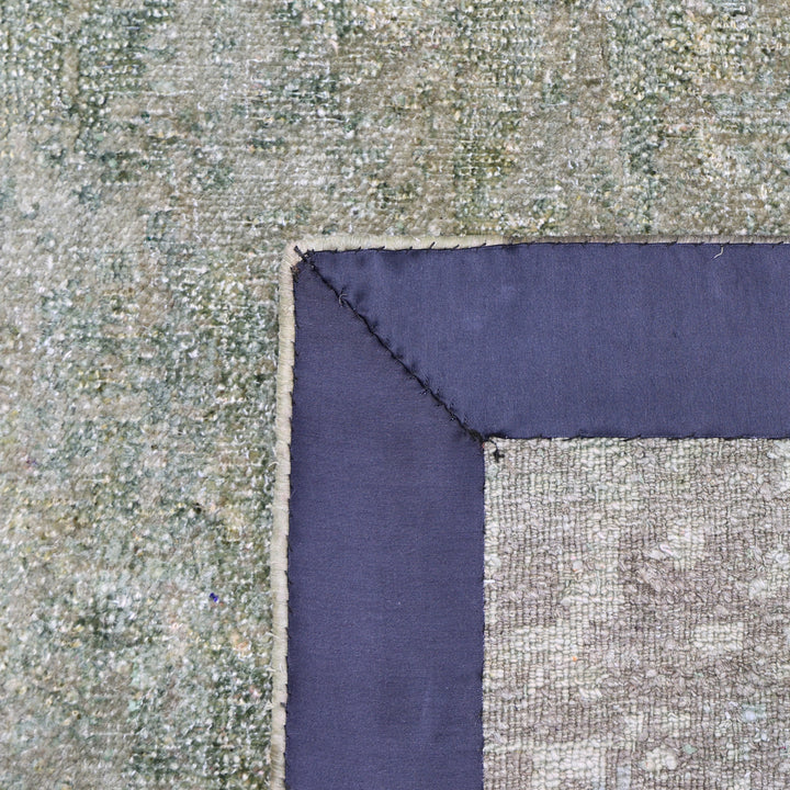 Green Alchemy Contemporary Silk Rug - 7'3" x 10'