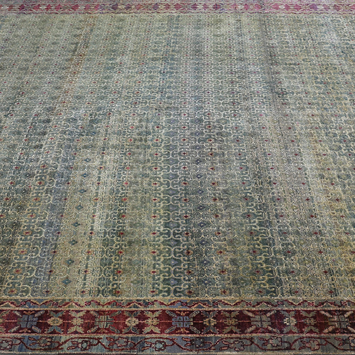Sage Alchemy Traditional Silk Wool Blend Rug - 8'10" x 11'11"