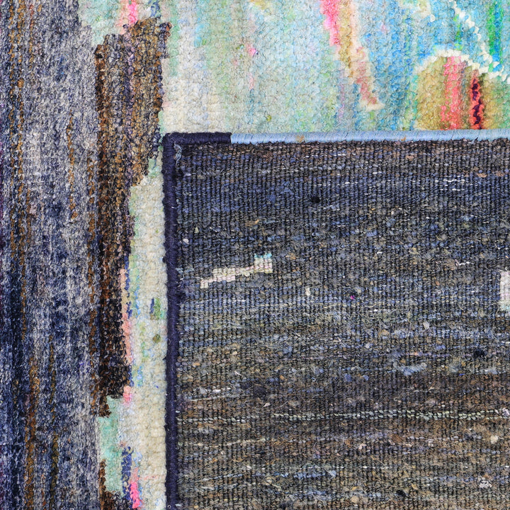 Blue Alchemy Contemporary Silk Rug - 8' x 10'