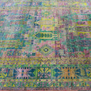 Multicolored Alchemy Traditional Silk Rug - 7'11" x 10'9"