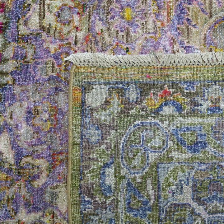 Purple Alchemy Traditional Wool Silk Blend Rug - 11'10" x 17'7"