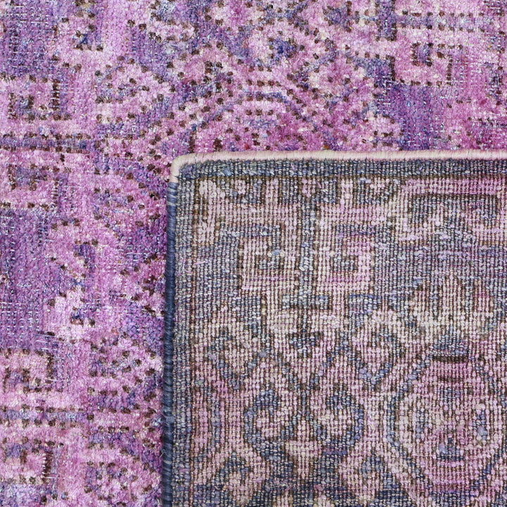 Purple Alchemy Contemporary Silk Runner - 2'11" x 12'1"