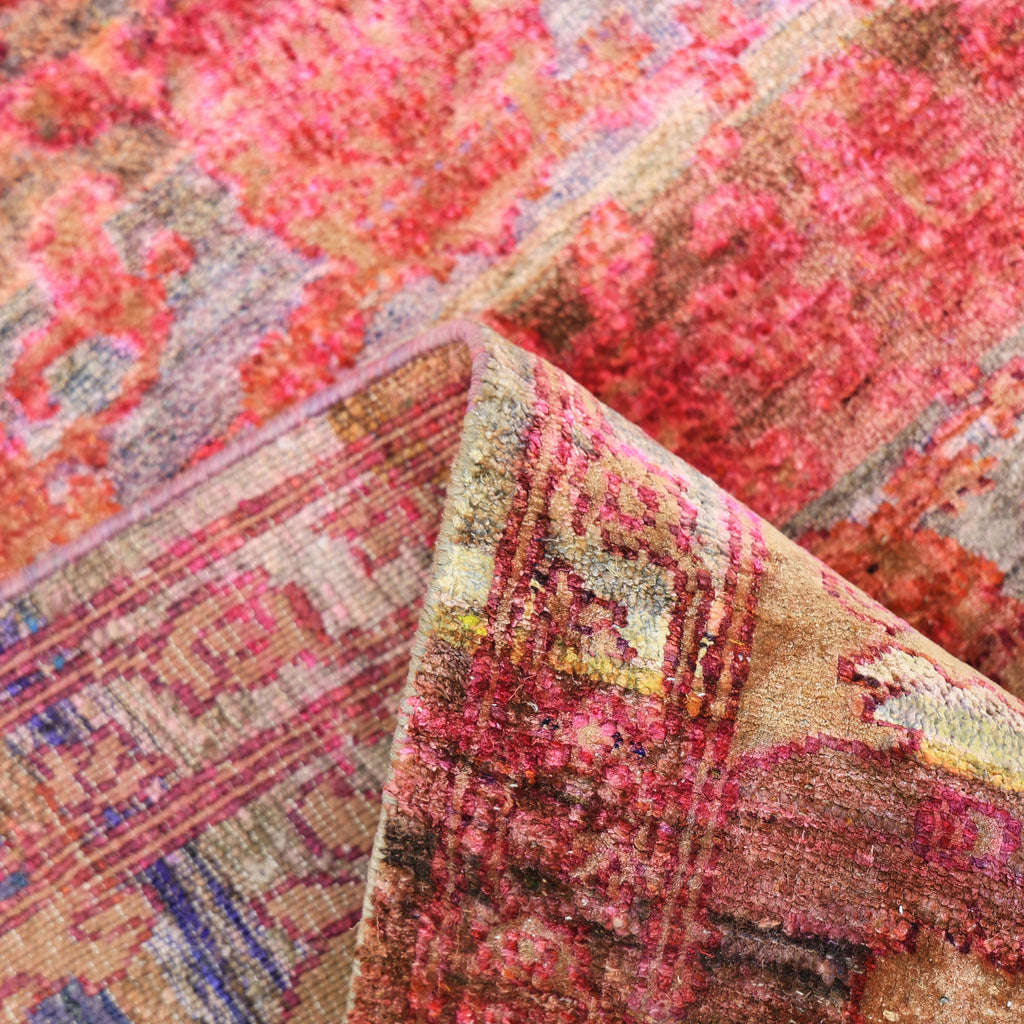 Pink Alchemy Traditional Silk Rug - 8'9" x 12'3"