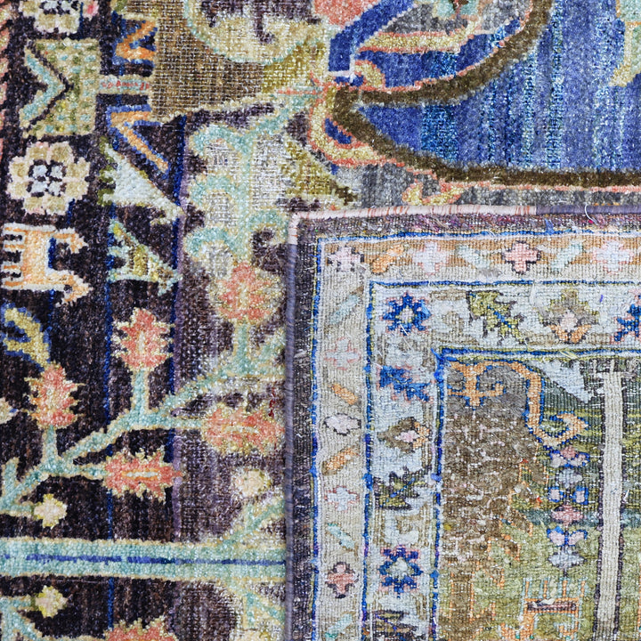 Multicolored Alchemy Traditional Silk Rug - 9' x 12'3"