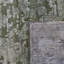 Green Alchemy Traditional Silk Wool Blend Rug - 8'10" x 12'