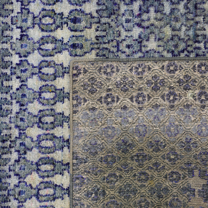 Blue Alchemy Traditional Silk Rug - 9'11" x 14'3"