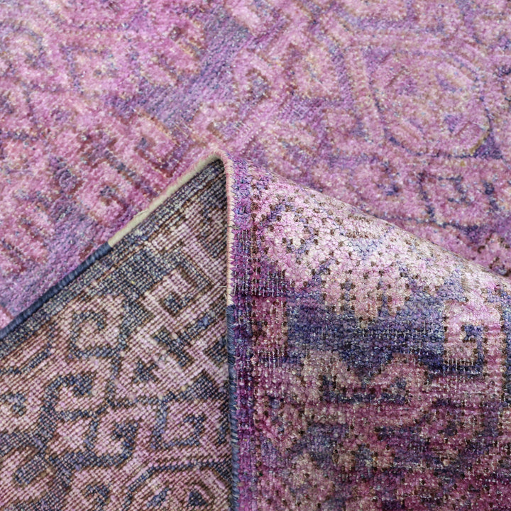 Purple Alchemy Contemporary Silk Runner - 2'11" x 12'1"