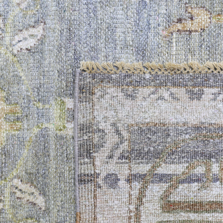 Grey Alchemy Traditional Silk Rug - 9'6" x 13'9"