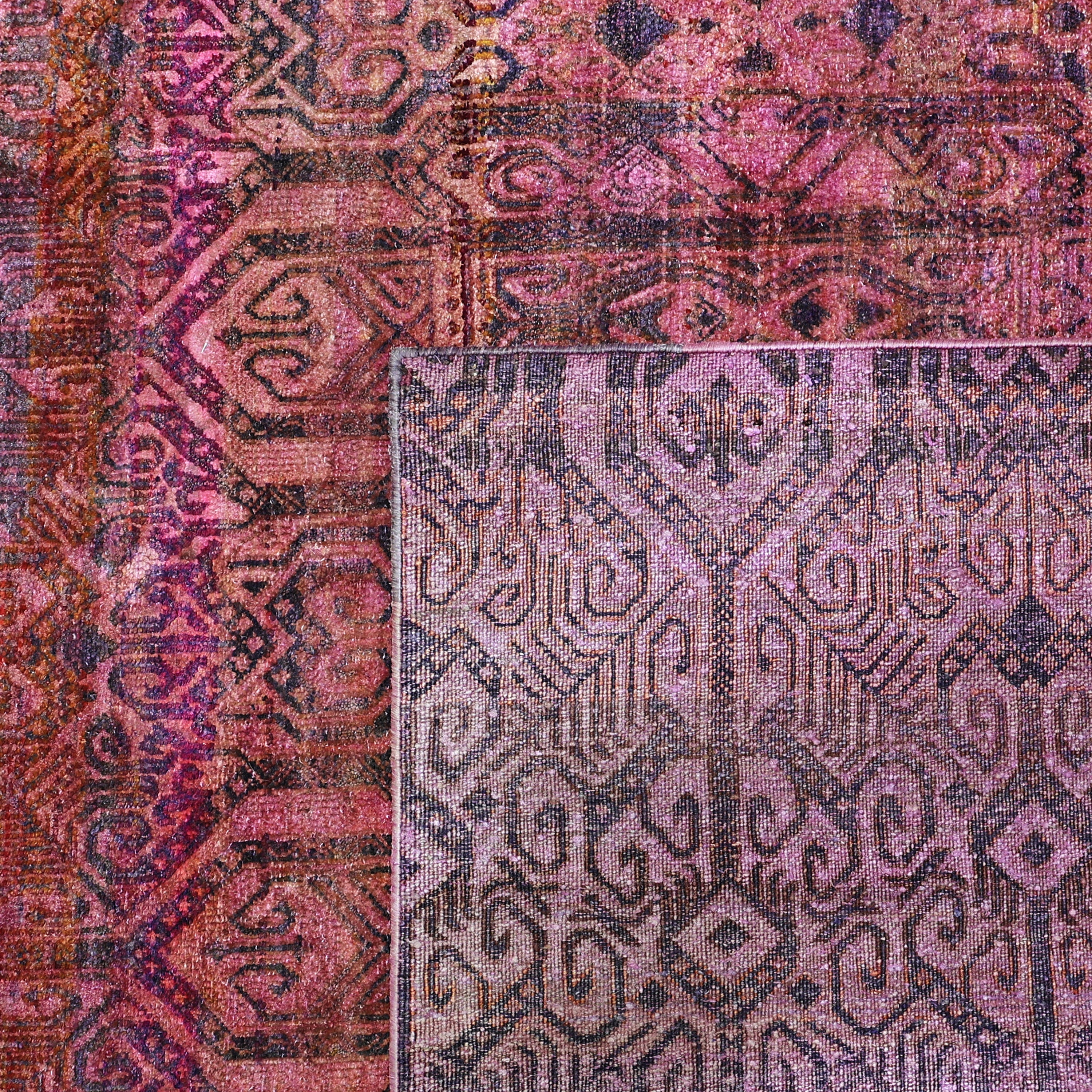 Pink Alchemy Contemporary Silk Rug - 9'0" x 12'0"