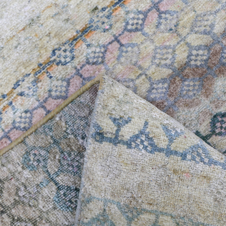 Multicolored Alchemy Contemporary Silk Runner - 3'10" x 13'2"