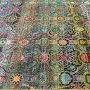 Green Alchemy Contemporary Silk Wool Blend Rug - 7'11" x 10'4"