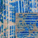 Blue Alchemy Contemporary Silk Runner - 3' x 10'10"