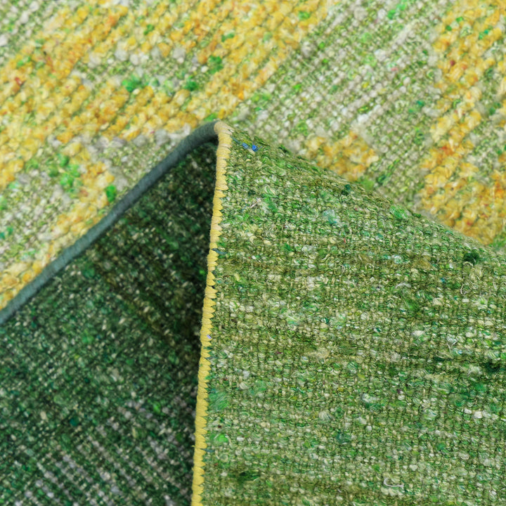 Green Alchemy Tiger Wool Linen Blend Rug - 8'3" x 10'2"