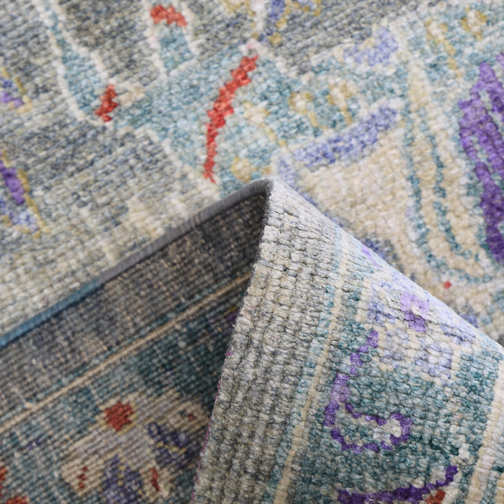 Multicolored Alchemy Traditional Silk Rug - 9'5" x 11'3"