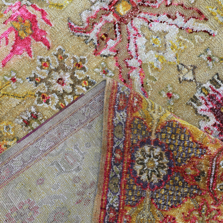 Yellow Alchemy Traditional Wool Rug - 6'11" x 10'8"