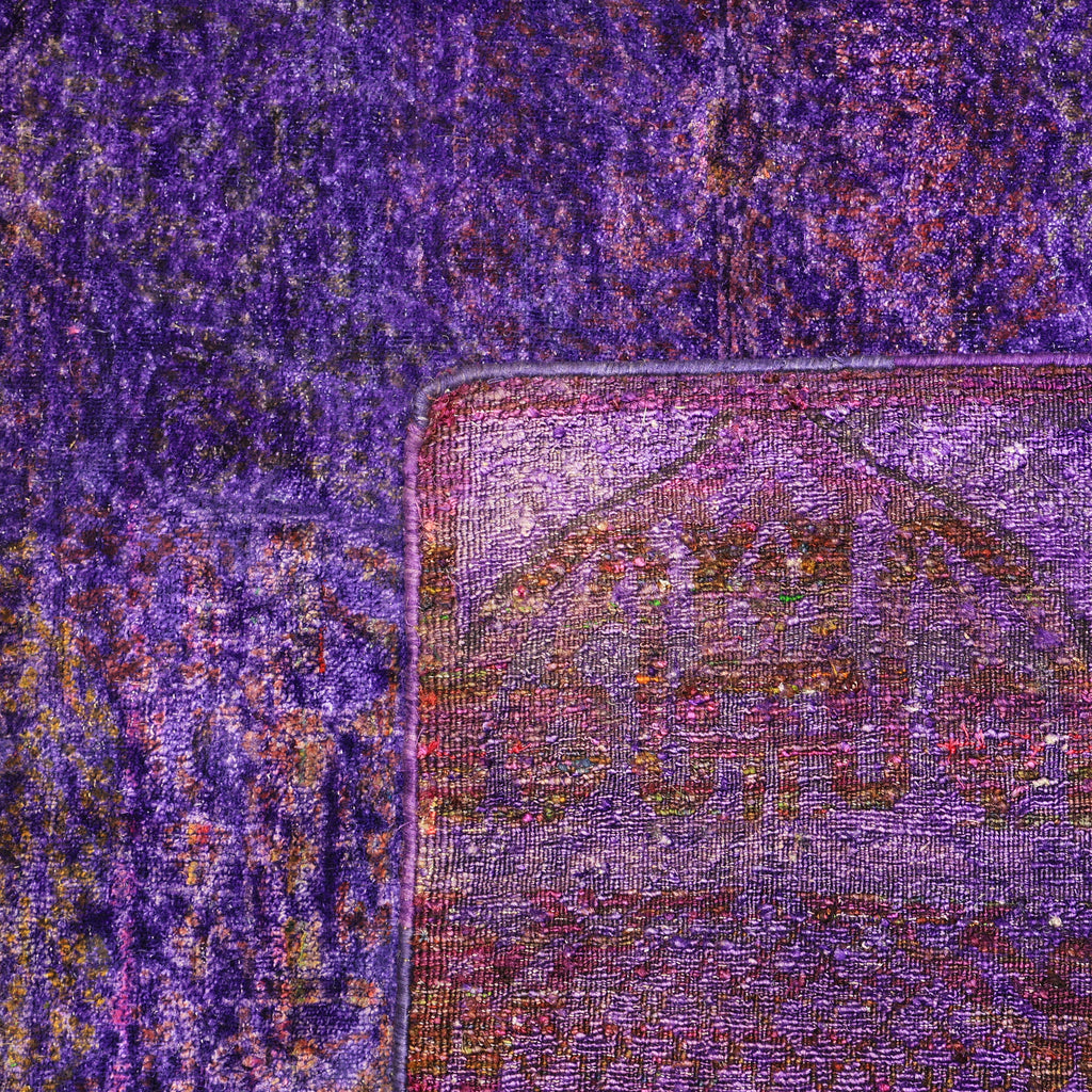 Purple Alchemy Contemporary Silk Rug - 8'10" x 11'10"