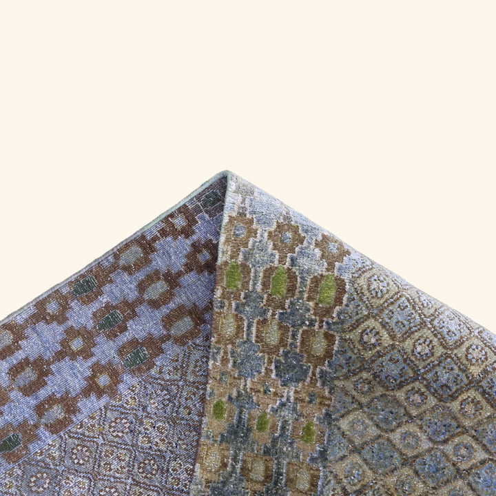 Multicolored Alchemy Traditional  Silk Wool Blend Rug - 15'10" x 20'4"