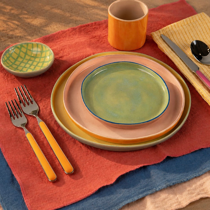 Tricolor Breakfast Plate