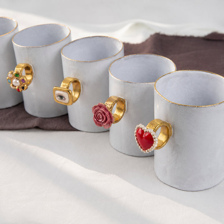 Serena Heart Ring Cup