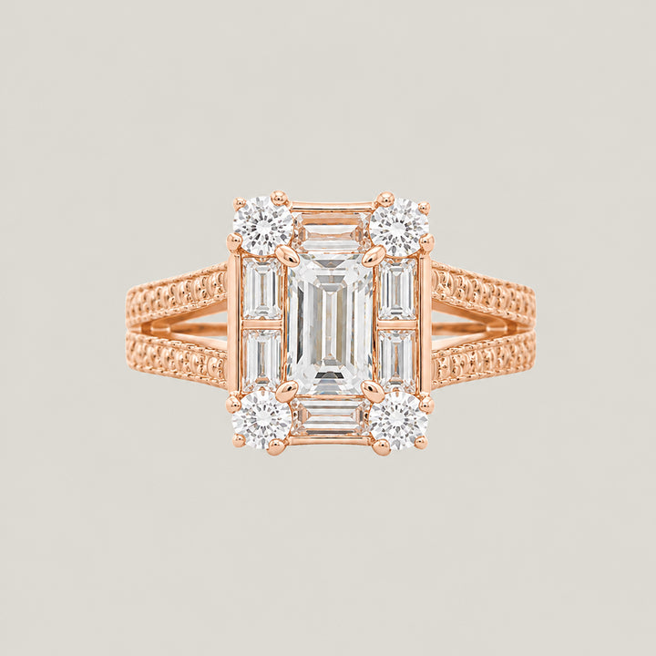 Rose Gold Diamond Cocktail Ring