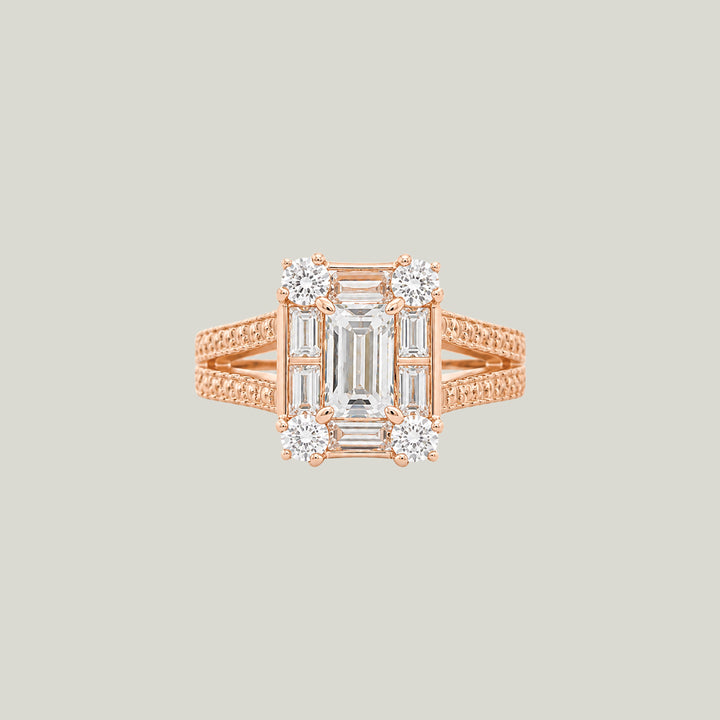 Rose Gold Diamond Cocktail Ring