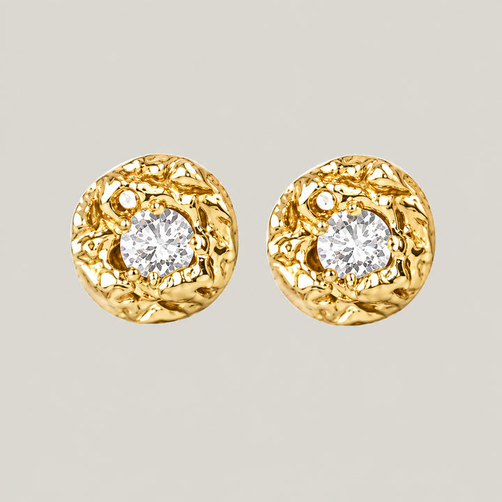 Treasure Diamond Coin Studs