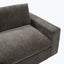 Barclay Sofa 93" W / Teddy, Cotton Blend / Charcoal