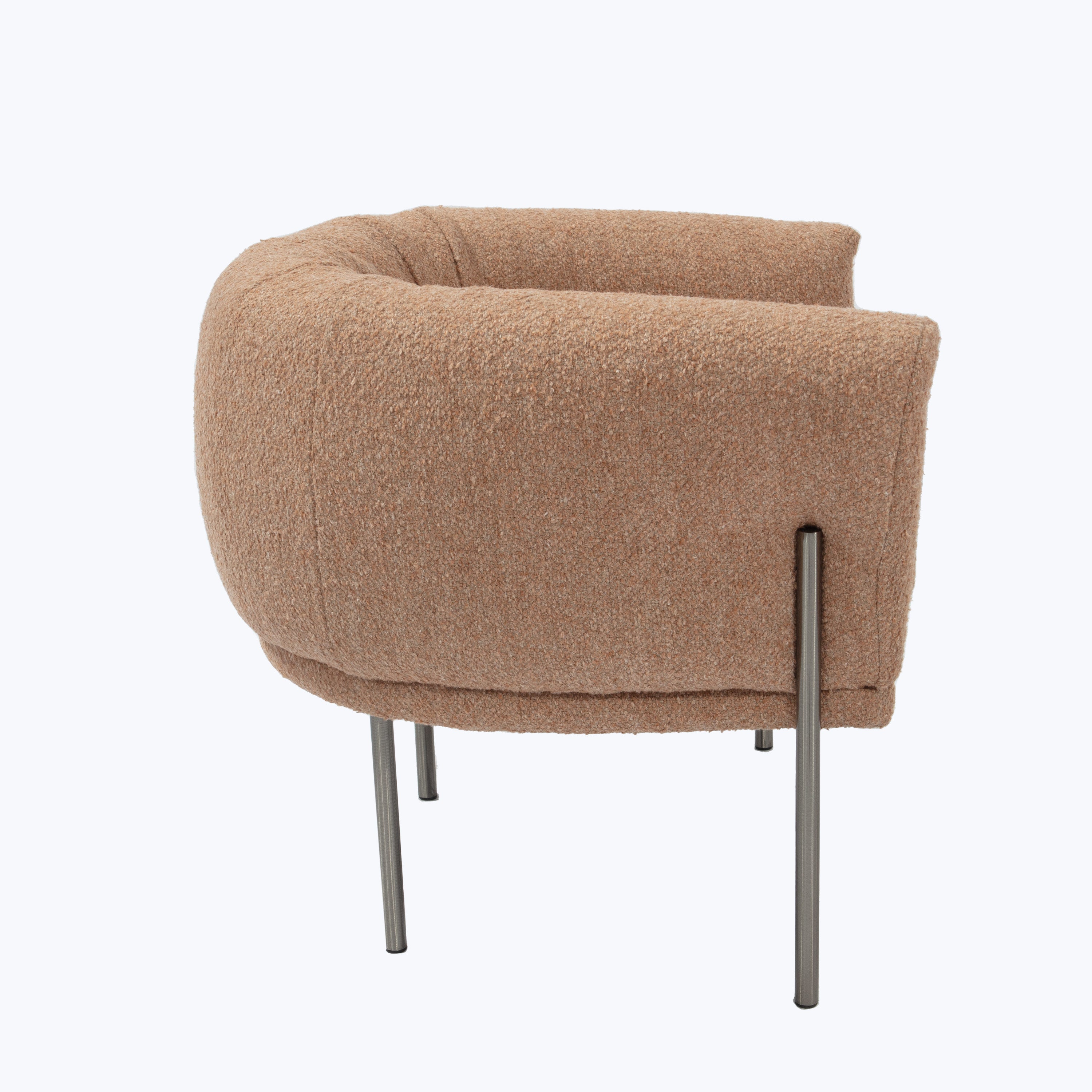 Beam Chair Montrose, Wool Blend / Coral