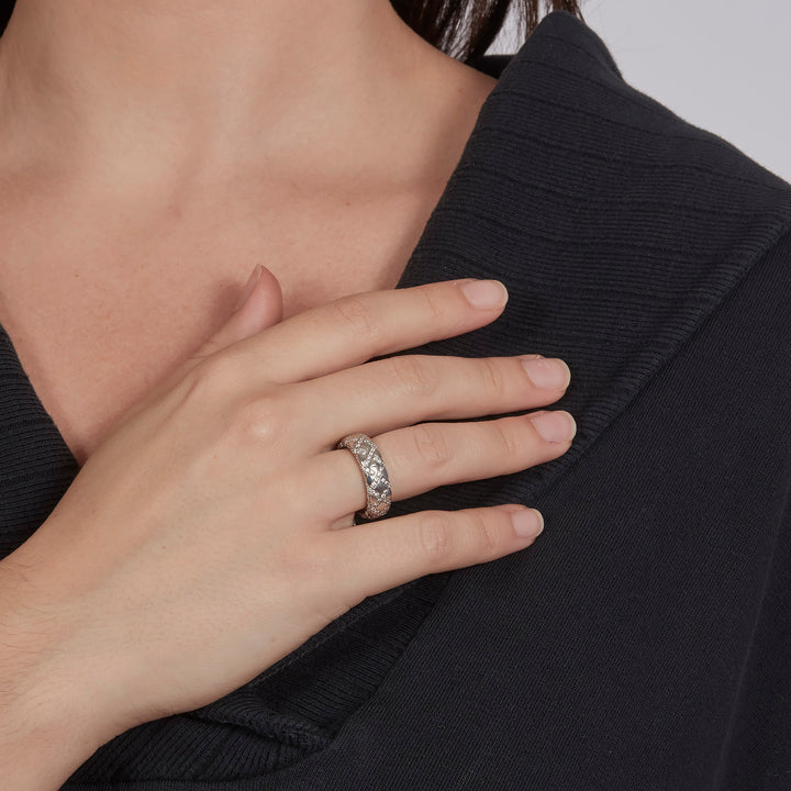 Arfan Paris Diamond Lattice Band