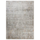 Grey Traditional Silk Rug - 8'11" x 12'3"