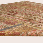 Pink Treillage Wool Silk Blend Rug
