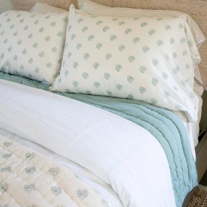 White Applique Duvet Cover