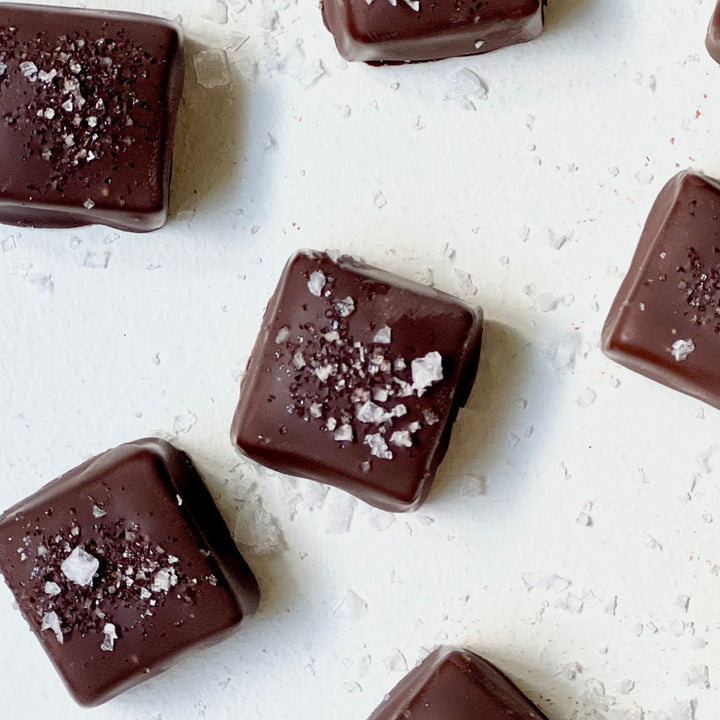 Dark Chocolate Caramels