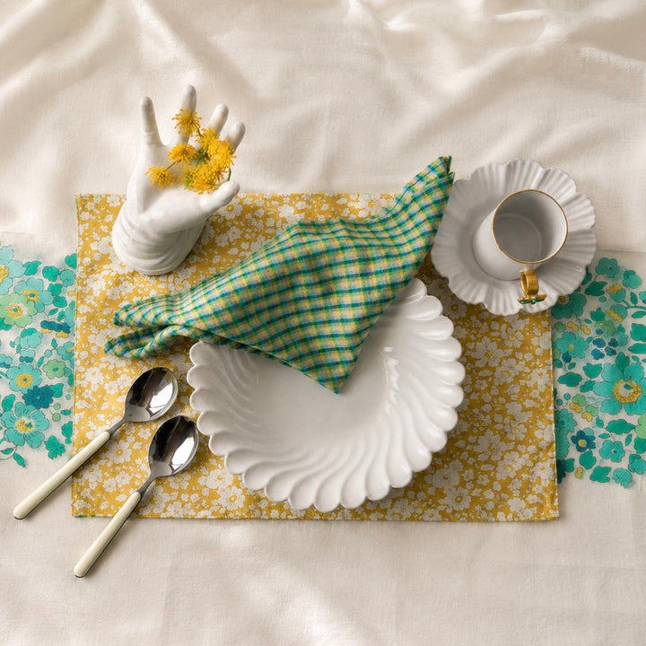 Betsy/Betsy Bloom Placemat, Green